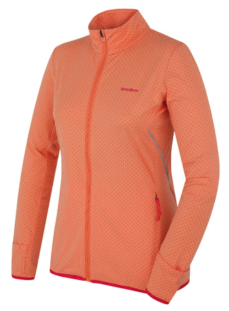 Dámská mikina na zip Astel L lt. orange - XXL