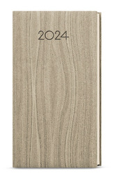 Týdenní diář 2024 Jakub Wood kapesní světle hnědá