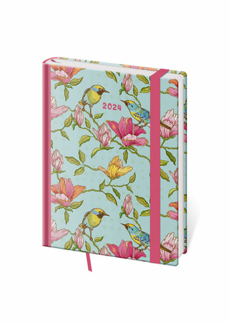 Týdenní diář B6 Vario Romantic s gumičkou