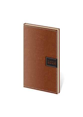 Kapesní diář Toledo hnědý