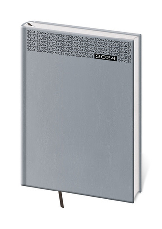 Týdenní diář A5 Gommato šedý