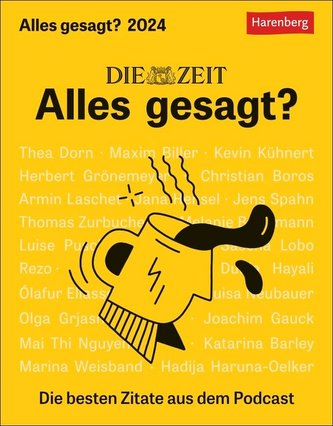 DIE ZEIT Alles gesagt? Tagesabreißkalender 2024