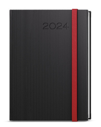 Týdenní diář 2024 Oskar Vigo A5 černá