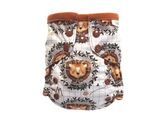 Kapsová plenka (S), bez křidélek - Lví portrét PAT Kapsová plenka (S), bez křidélek - Lví portrét PAT