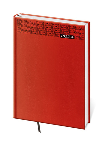 Diář 2024 týdenní A5 Gommato - červená
