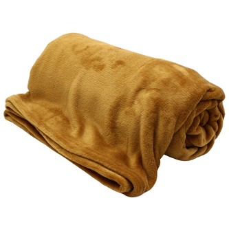 HOME ELEMENTS Deka 150 x 200 cm, 220 GSM, Hnědá