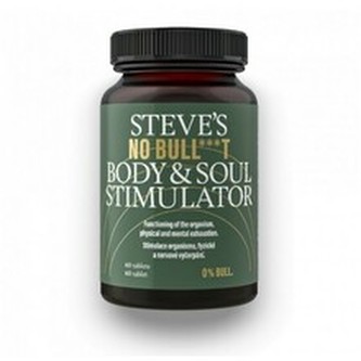 Steve´s Stevovy pilulky na stimulaci těla a mysli No Bull***t (Body & Soul Stimulator) 60 ks man