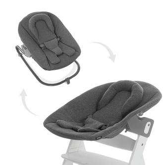Hauck Křesílko Alpha Premium, jersey charcoal k židli Alpha +