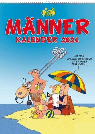 Uli Stein Männer Kalender 2024: Monatskalender für die Wand