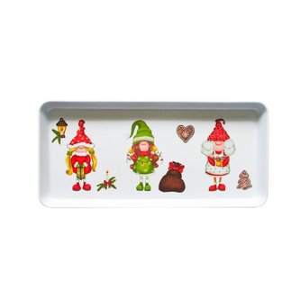 PODNOS SERVÍROVACÍ VÁNOČNÍ "ELFÍCI",35X16,5X2,3