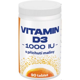 Vitamin D3 forte - malina, 90 tablet