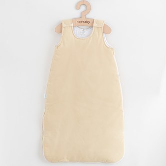 Kojenecký spací pytel s výplní New Baby Colours beige - velikost 86/92