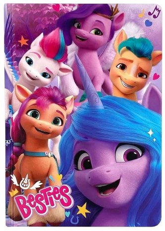 Poznámkový A5 blok My Little Pony|Můj malý Pony: Besties (14,8 x 21 cm)