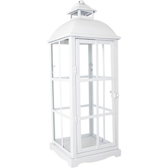 Vánoční dekorace Bílá lucerna 36,5 cm RETLUX RXL 478