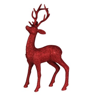 Vánoční jelínek RENNI červený 27x16 cm Mybesthome