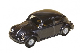 Auto VW brouk kov 11cm tmavě šedivé v krabičce Kovap