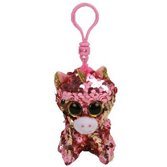 TY Beanie Boos flitrový SUNSET - jednorožec 8.5 cm