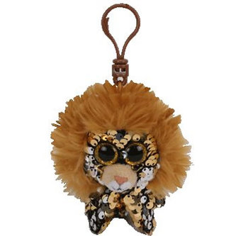TY Beanie Boos flitrový REGAL - lev 8.5 cm