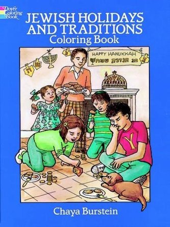 Jewish Holidays and Traditions Coloring Book