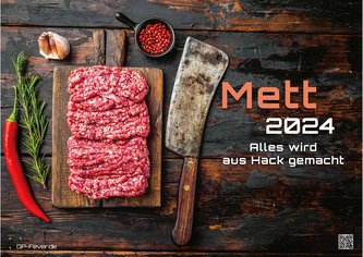 Mettkalender - Alles wird aus Hack gemacht - 2024 - Kalender DIN A3