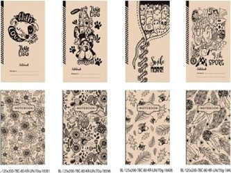 Zápisník Kraft B6 linkovaný