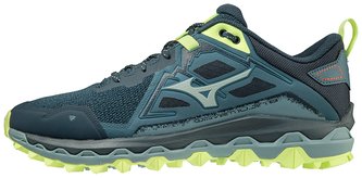Mizuno WAVE MUJIN 8 / Tapestry/Misty Blue/Neo Lime Velikost boty: 47.0/12.0
