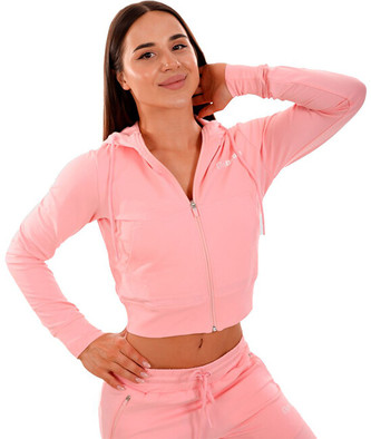 GymBeam Dámská mikina Zip-up TRN Pink L