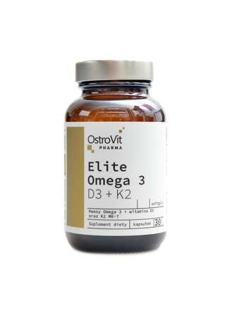 Ostrovit - Pharma elite Omega 3 D3 + K2 30 kapslí