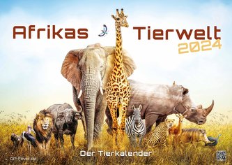 Afrikas Tierwelt - Der Tierkalender - 2024 - Kalender DIN A2