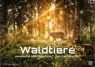Waldtiere - Heimische Waldbewohner - Der Tierkalender - 2024 - Kalender DIN A3