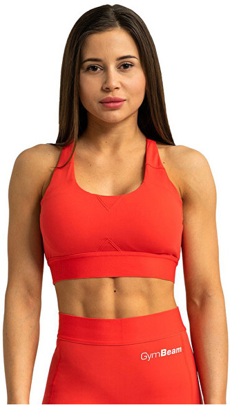 GymBeam Sportovní podprsenka Limitless Hot Red M