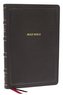 Nkjv, Deluxe Thinline Reference Bible, Large Print, Leathersoft, Black, Red Letter Edition, Comfort Print: Holy Bible, New King