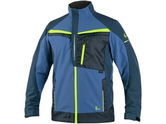 Blůza CXS NAOS, pánská, modro-modrá, HV žluté doplňky, roz. 54