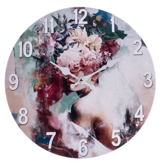 Dřevěné nástěnné hodiny, 0/12