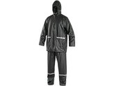 Oblek CXS PU, nepromokavý, antracitový, vel. 2XL