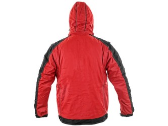 Bunda CXS IRVINE, zimní, pánská, červeno-černá, vel. 2XL