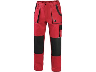 Kalhoty CXS LUXY JOSEF, pánské, červeno-černé, vel. 52