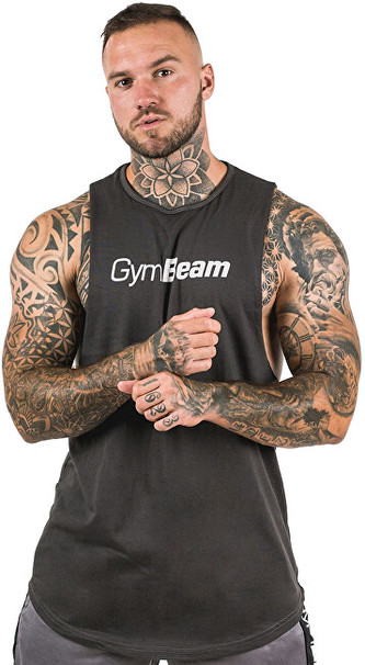GymBeam Pánské Cut Off tílko Grey M