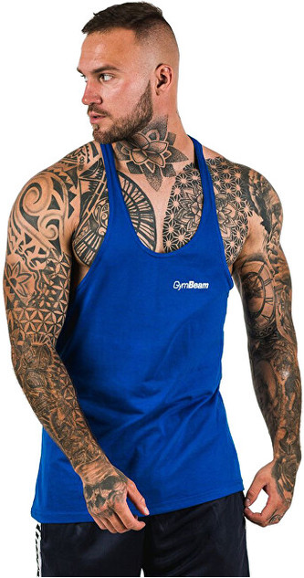 GymBeam Pánské tílko Stringer Dark Blue XL