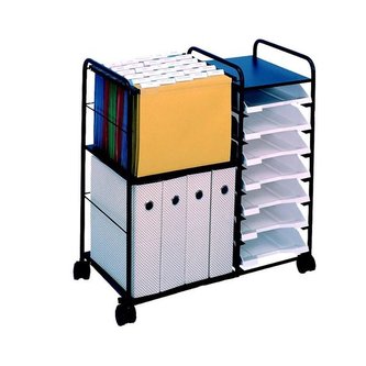 Pojízdný vozík Combi černý