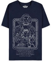 Tričko Stranger Things - White Neon 2XL