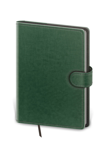 Diář 2024 týdenní kapesní Flip - zeleno/šedá