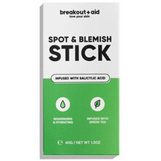 Breakout+aid Kaolinová maska na problematickou pleť v tyčince (Spot & Blemish Stick) 40 g unisex