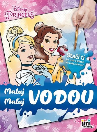 Maluj vodou Disney Princezny