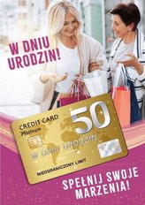 Karnet Urodziny 50
