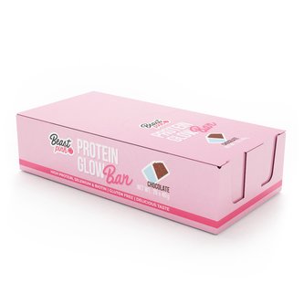 Proteinová tyčinka GlowBar - BeastPink - čokoláda - 25 x 40 g