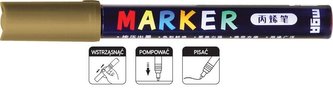 Marker akrylowy 1-2mm złoty (6szt) M&G;