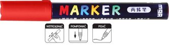 Marker akrylowy 1-2mm czerwony (6szt) M&G;