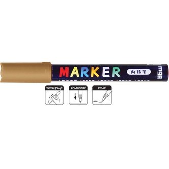 Marker akrylowy 1-2mm ochra (6szt) M&G;