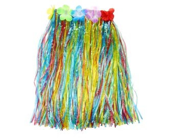 Spódnica hawajska wielokolorowa 45cm